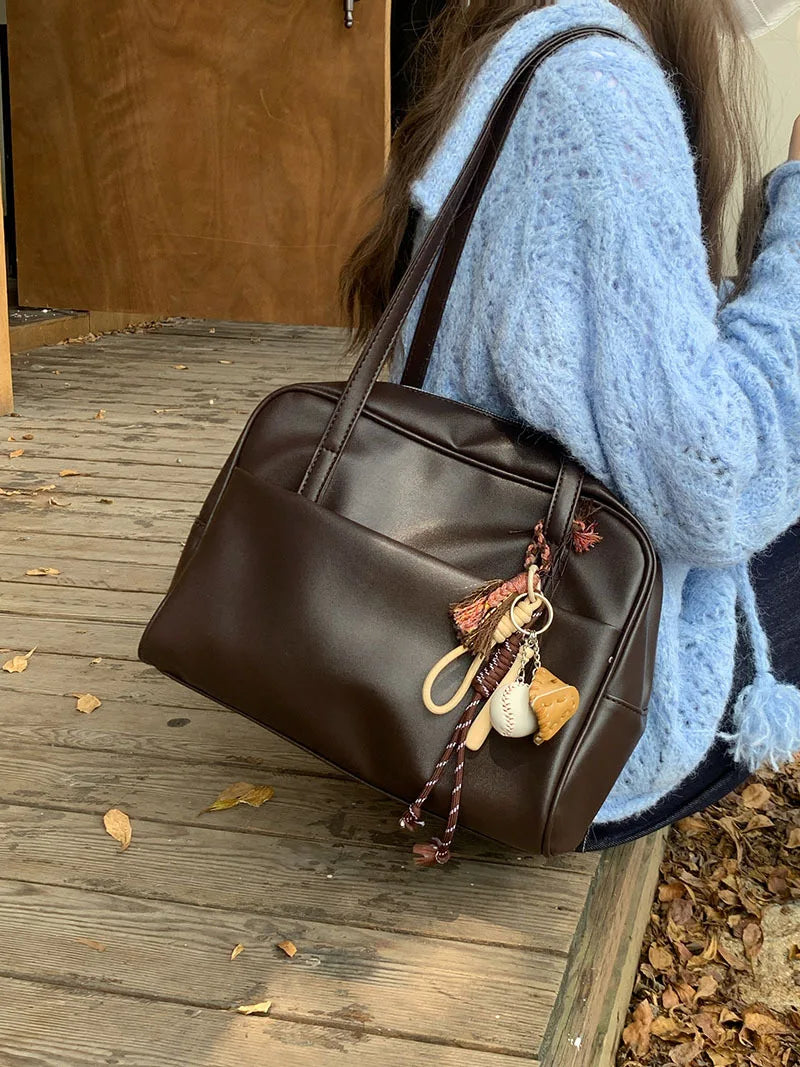 Korean Style Large Capacity Single Shoulder Bag for Women - JStorehub 