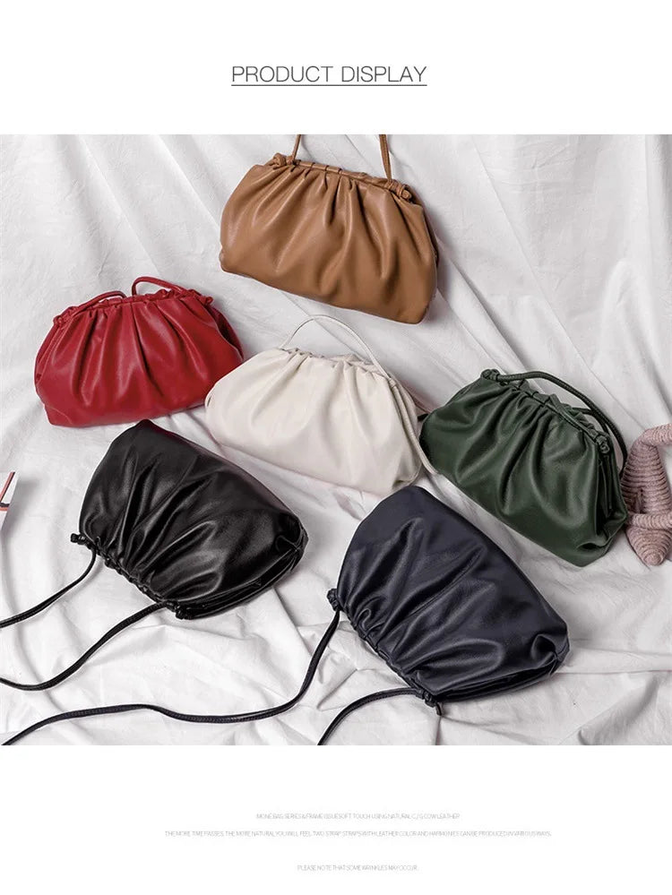 Luxury Soft PU Leather Shoulder Bag for Women - Small Crossbody Messenger Bag - JStorehub 