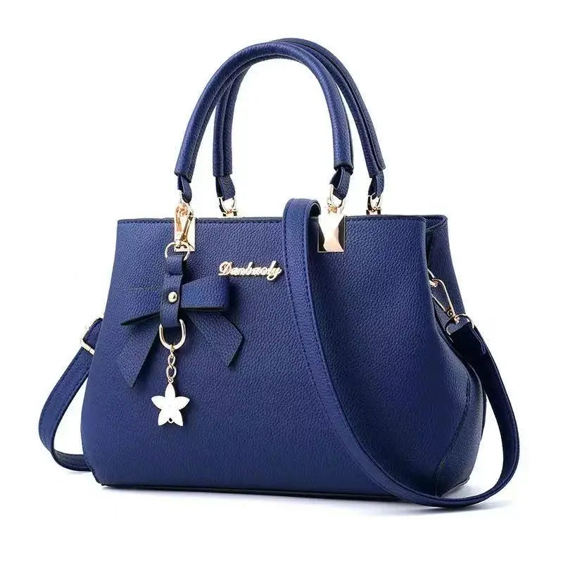 Korean Trendy Bow Shoulder Bag - Large Capacity Messenger Bag for Women - JStorehub 