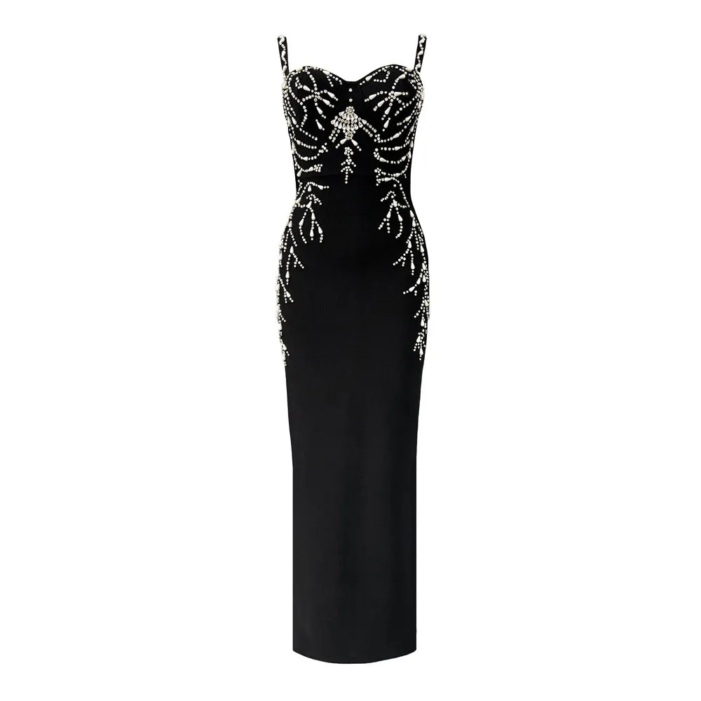 Women Dresses: Elegant Beading Bandage Dress | Salman Store