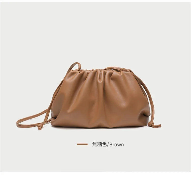 Luxury Soft PU Leather Shoulder Bag for Women - Small Crossbody Messenger Bag - JStorehub 