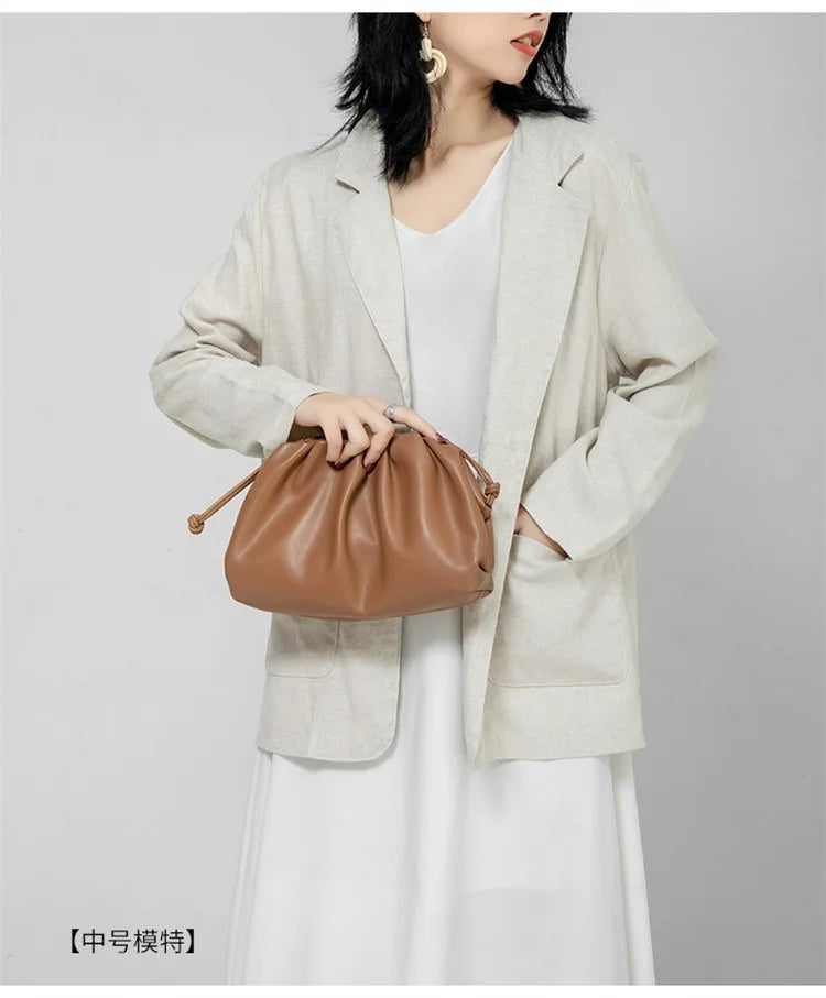 Luxury Soft PU Leather Shoulder Bag for Women - Small Crossbody Messenger Bag - JStorehub 