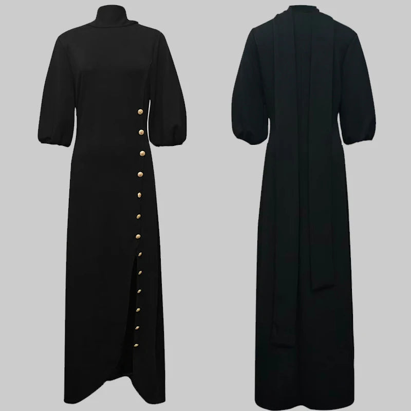 Women Dresses: Modigirl 2025 Black Gown - Salman Store