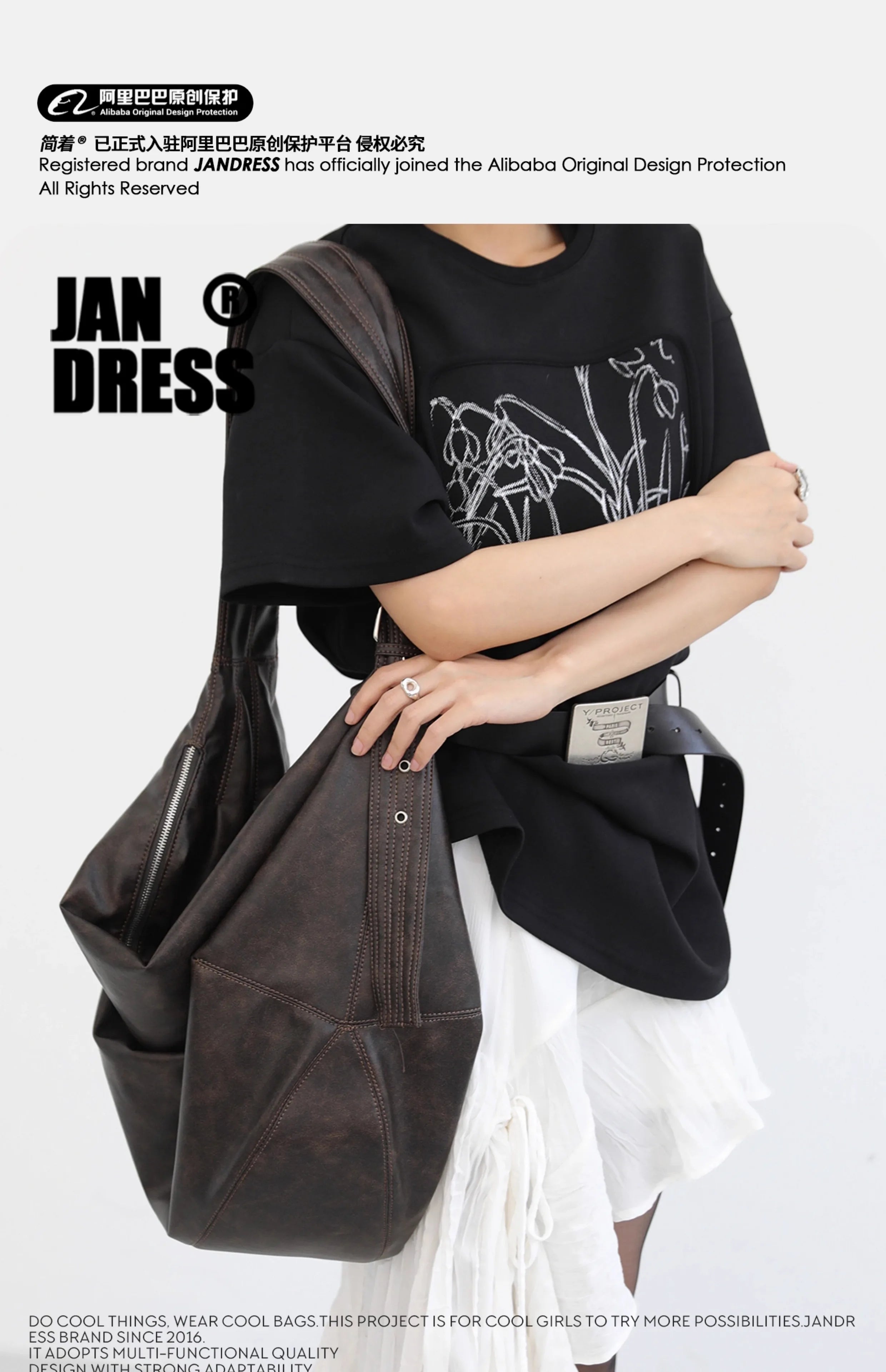 Retro Pleated Large Capacity Shoulder Bag for Women - Versatile Crossbody Bag - JStorehub 
