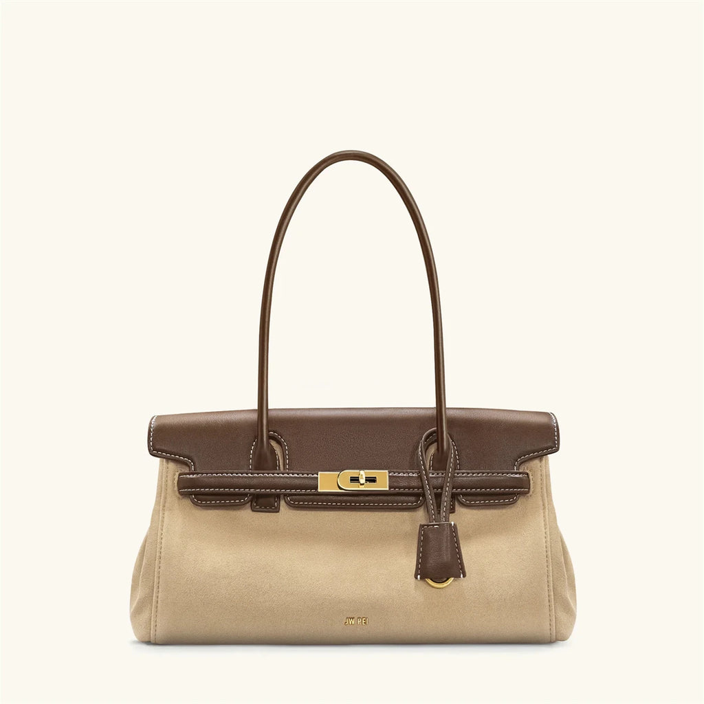 Large Capacity Breadstick Bag Small Design Trendy Lock Buckle - SalmanStore 