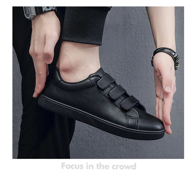 New autumn white shoes Fashion non slip board shoes Outdoor skateboarding loafers comfortable Shoe Flat Male Sneakers Tenis Para