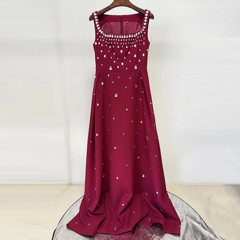Women Dresses: Modphy Black Diamond Camisole Dress - Salman Store
