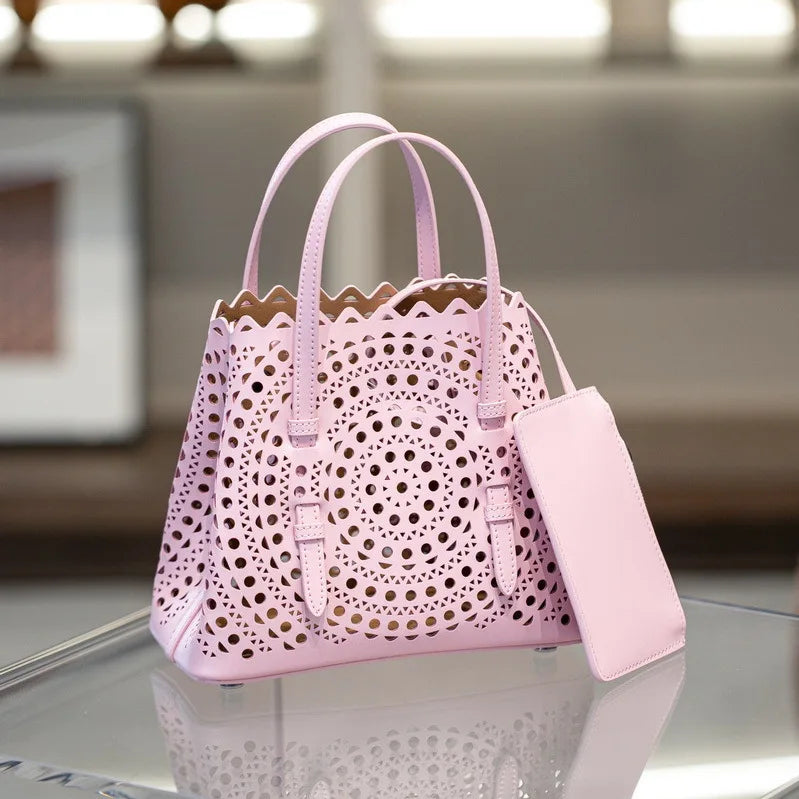 Beige Small Tote Shoulder Bag for Women - Handheld Travel Daily Bag