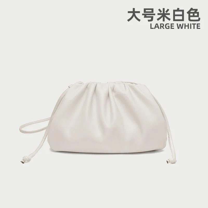 Luxury Soft PU Leather Shoulder Bag for Women - Small Crossbody Messenger Bag