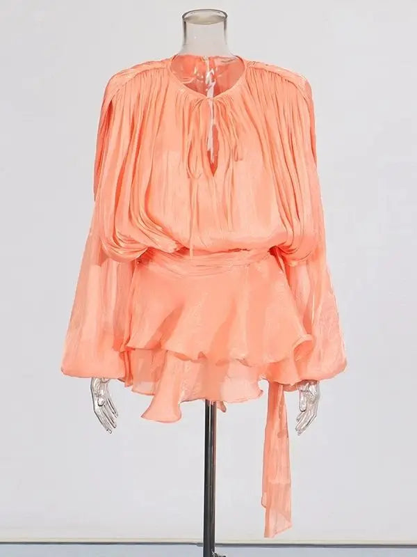 Women Dresses: TWOTWINSTYLE Sweet Mini Dress | Salman Store