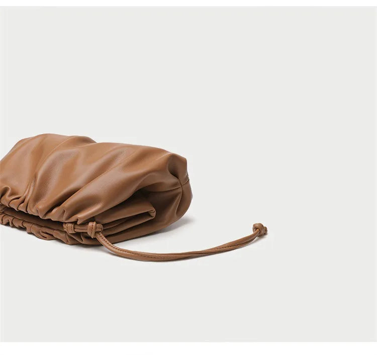Luxury Soft PU Leather Shoulder Bag for Women - Small Crossbody Messenger Bag