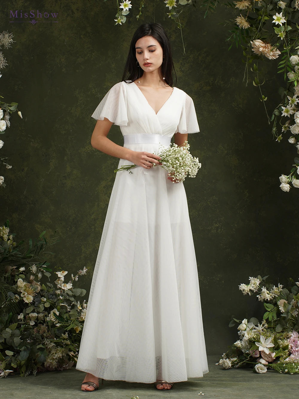 Elegant Wedding Dress for Women – Modern Bridal Gown - SalmanStore 