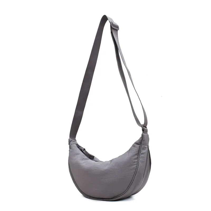Casual Nylon Hobo Crossbody Bag for Women - Large Capacity Designer Shoulder