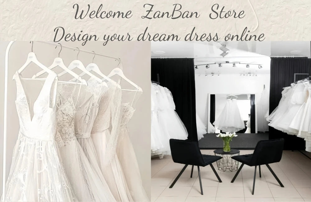 Exquisite A-Line Wedding Dress 2026 - Sweep Train Princess Waist Bridal Gown - JStorehub 