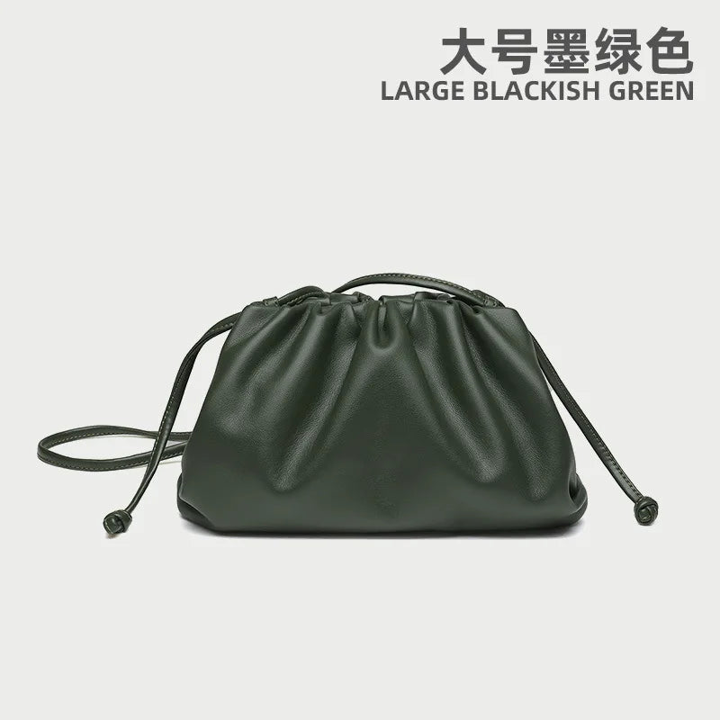 Luxury Soft PU Leather Shoulder Bag for Women - Small Crossbody Messenger Bag