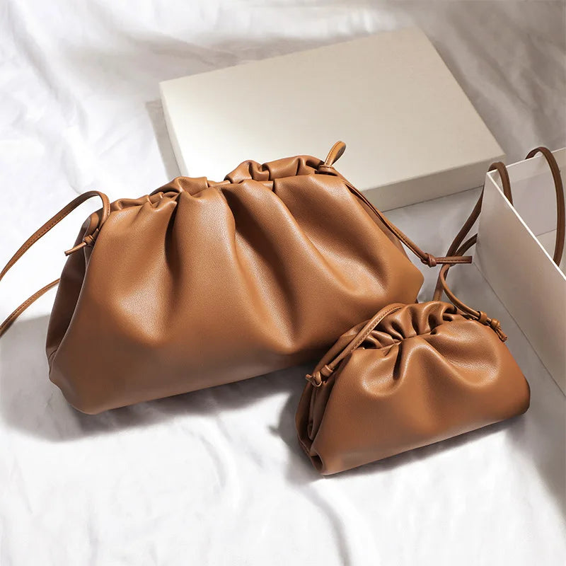 Luxury Soft PU Leather Shoulder Bag for Women - Small Crossbody Messenger Bag - JStorehub 
