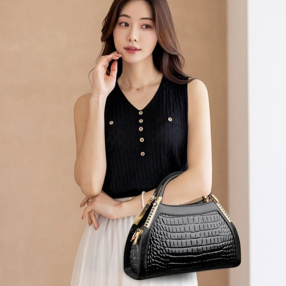 Women Brand Luxury Handbags Women Bags Designer Hobos Two Layers Sac - SalmanStore 