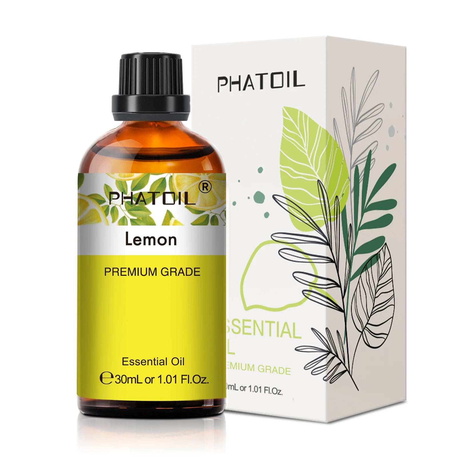 Phatoil 30ml Aromatherapy Essential Oil Set - Lavender Eucalyptus Vanilla Orange - JStorehub 