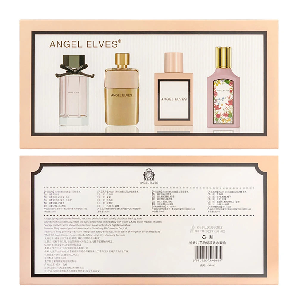 4pcs Floral Perfume Gift Set for Women - 120ml Long Lasting Spray - JStorehub 