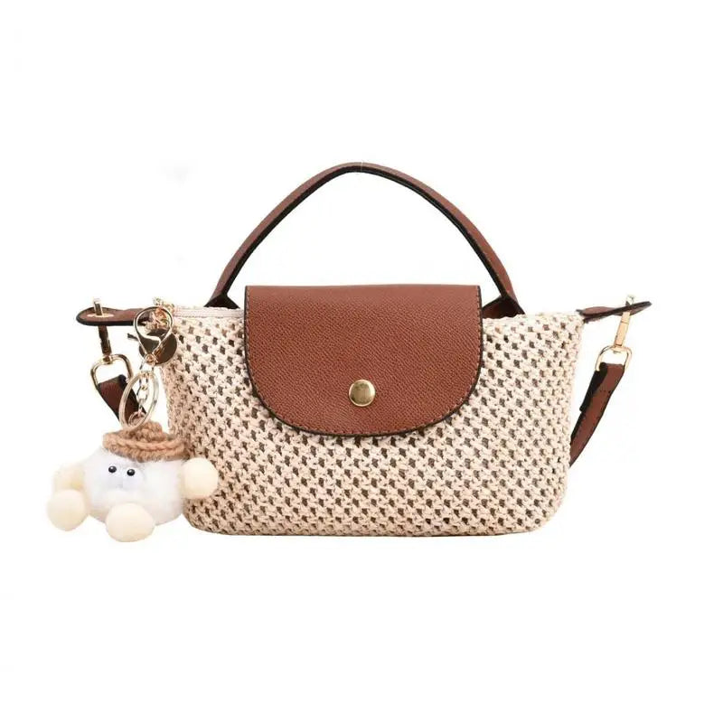 Summer Straw Braided Women's Shoulder Bag - SalmanStore 