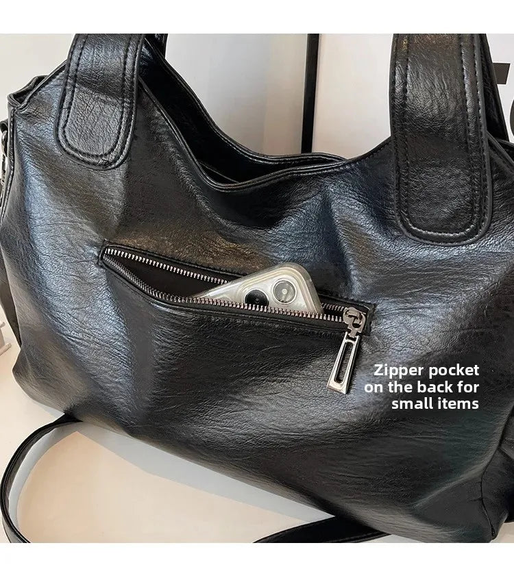 Soft Interior Shoulder Bag 2026 - High Quality Contrasting Color PU Handbag for Wome - JStorehub 