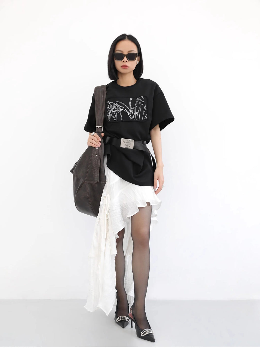 Retro Pleated Large Capacity Shoulder Bag for Women - Versatile Crossbody Bag - JStorehub 