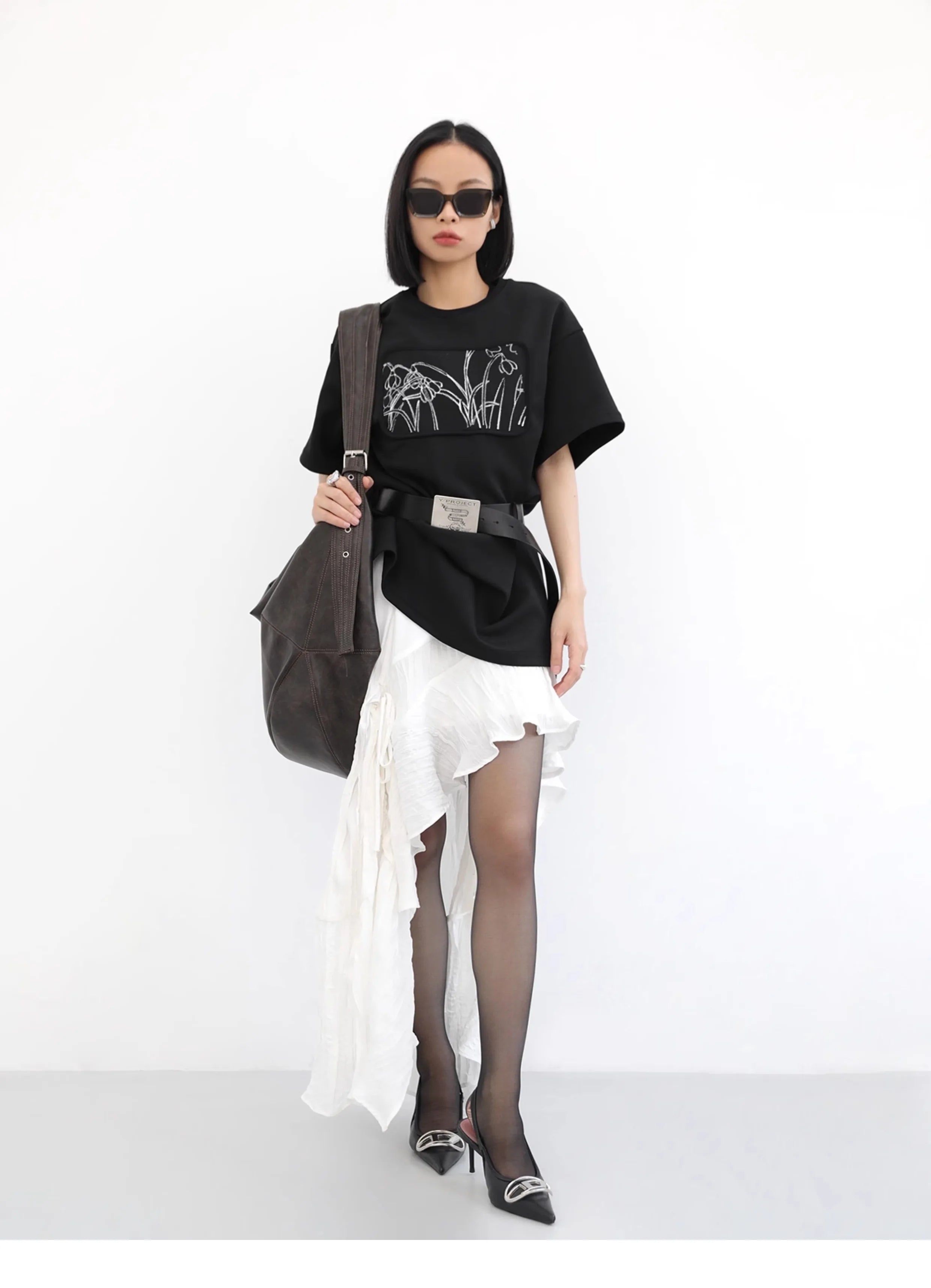 Retro Pleated Large Capacity Shoulder Bag for Women - Versatile Crossbody Bag - JStorehub 