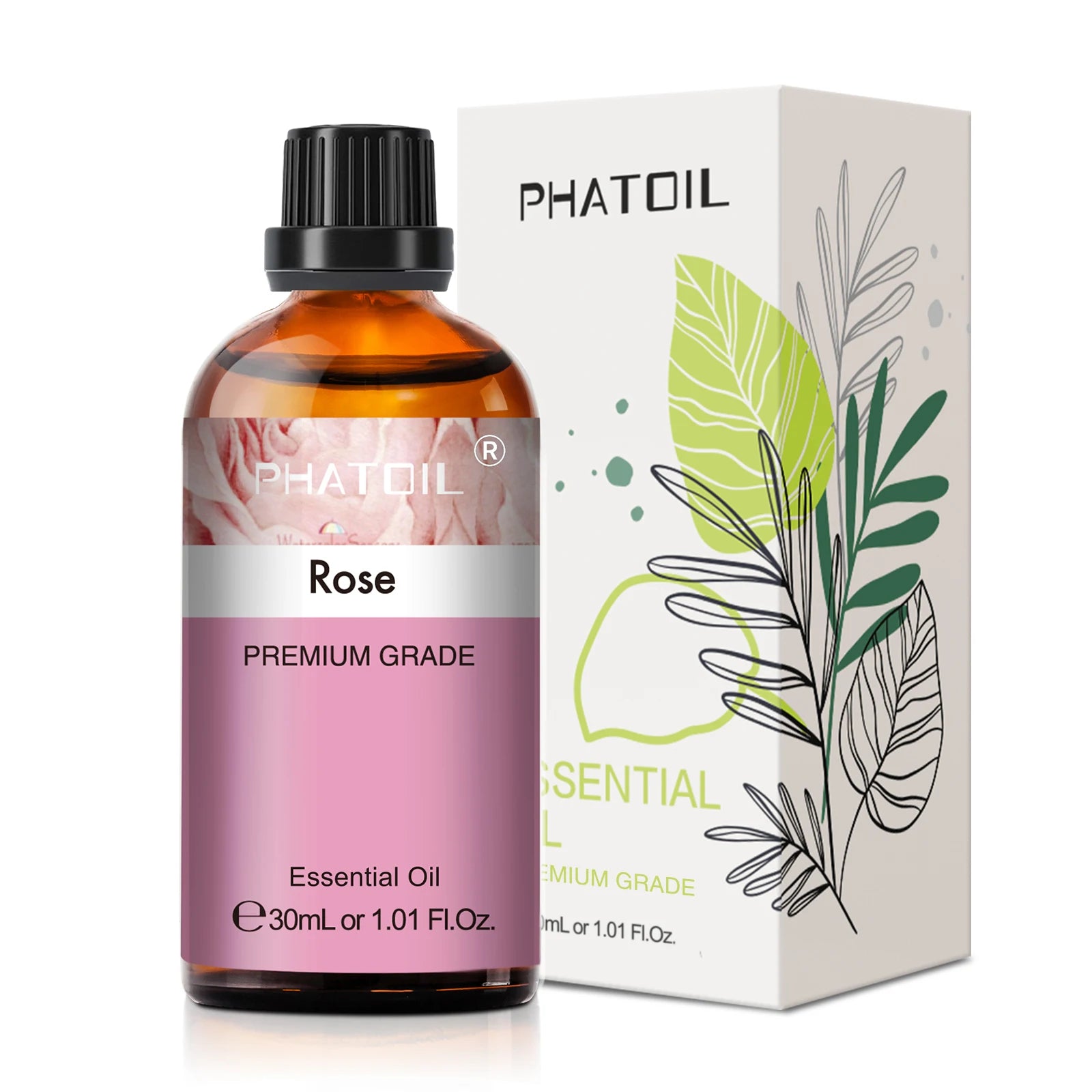 Phatoil 30ml Aromatherapy Essential Oil Set - Lavender Eucalyptus Vanilla Orange