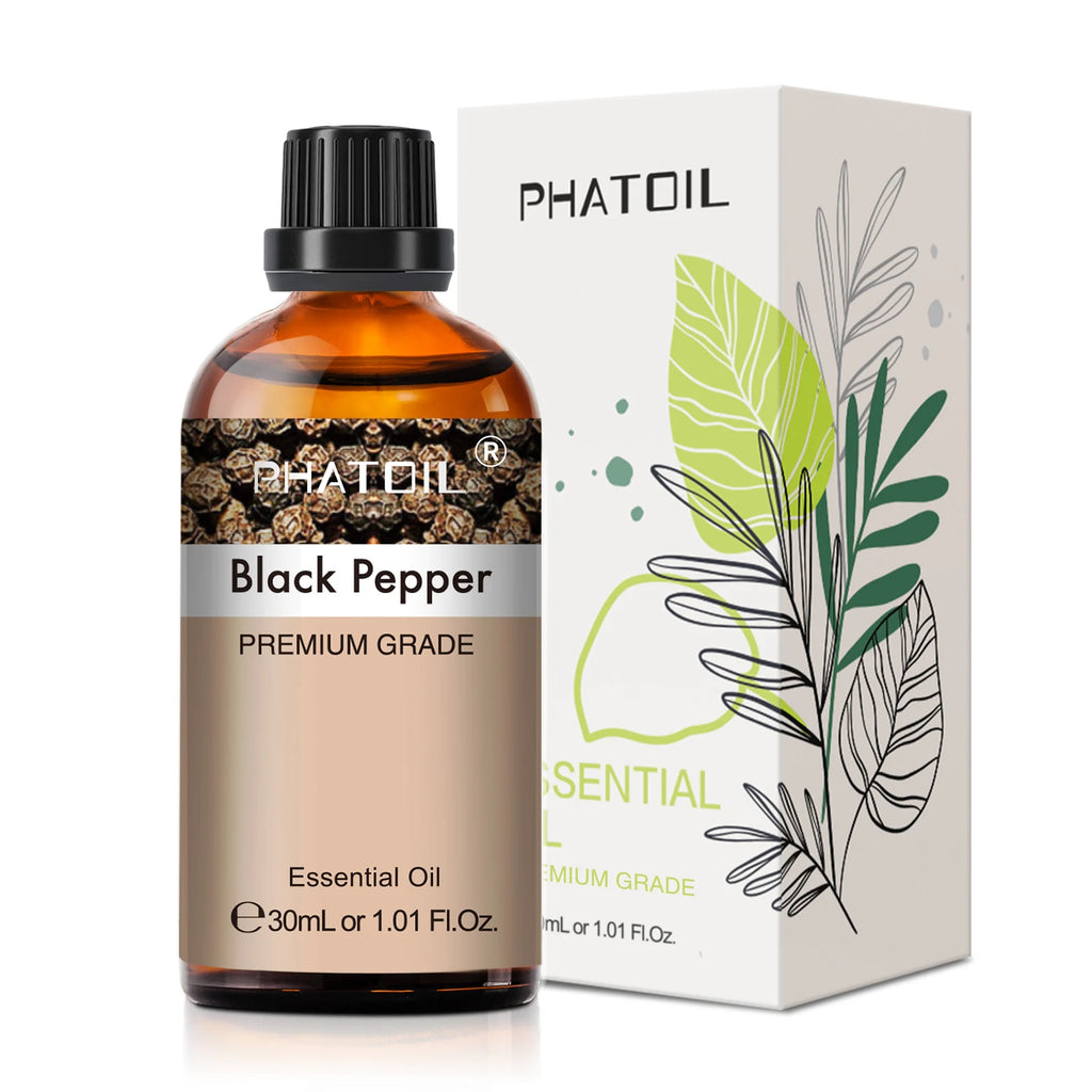 Phatoil 30ml Aromatherapy Essential Oil Set - Lavender Eucalyptus Vanilla Orange