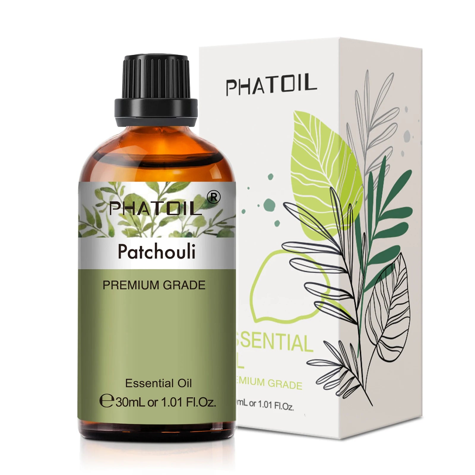 Phatoil 30ml Aromatherapy Essential Oil Set - Lavender Eucalyptus Vanilla Orange - JStorehub 