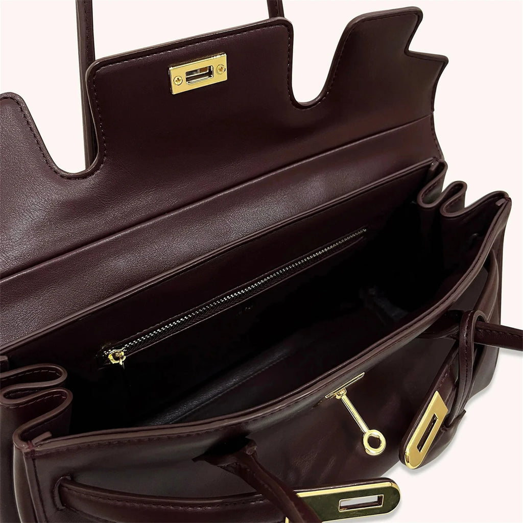 Large Capacity Breadstick Bag Small Design Trendy Lock Buckle - SalmanStore 