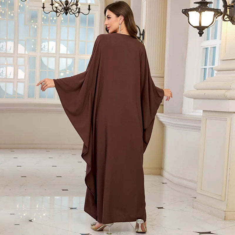 Women Embroidered Long Caftans Plus Size Kaftan Dresses Beach Bathing Suit Cover up moomoo Dress Moroccan Robe