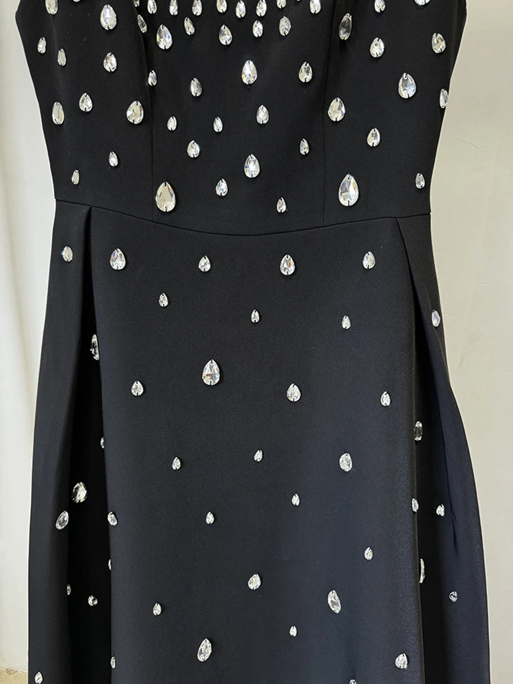 Women Dresses: Modphy Black Diamond Camisole Dress - Salman Store