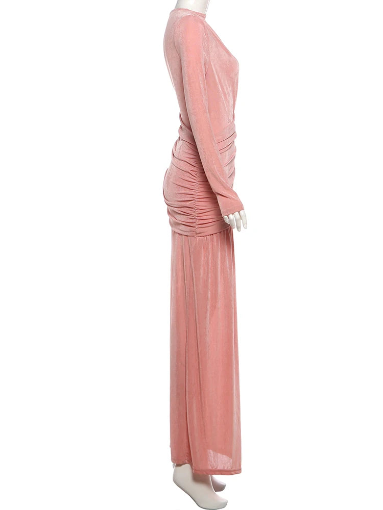 Women Dresses: NIBBER Ankle-Length A-Line Dress | Salman Store