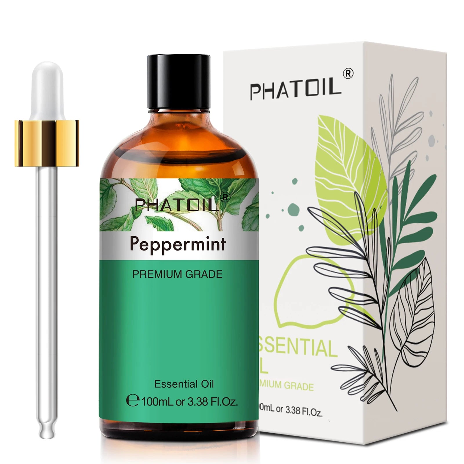 Phatoil 100ml Premium Essential Oil Set - Sandalwood Lavender Eucalyptus