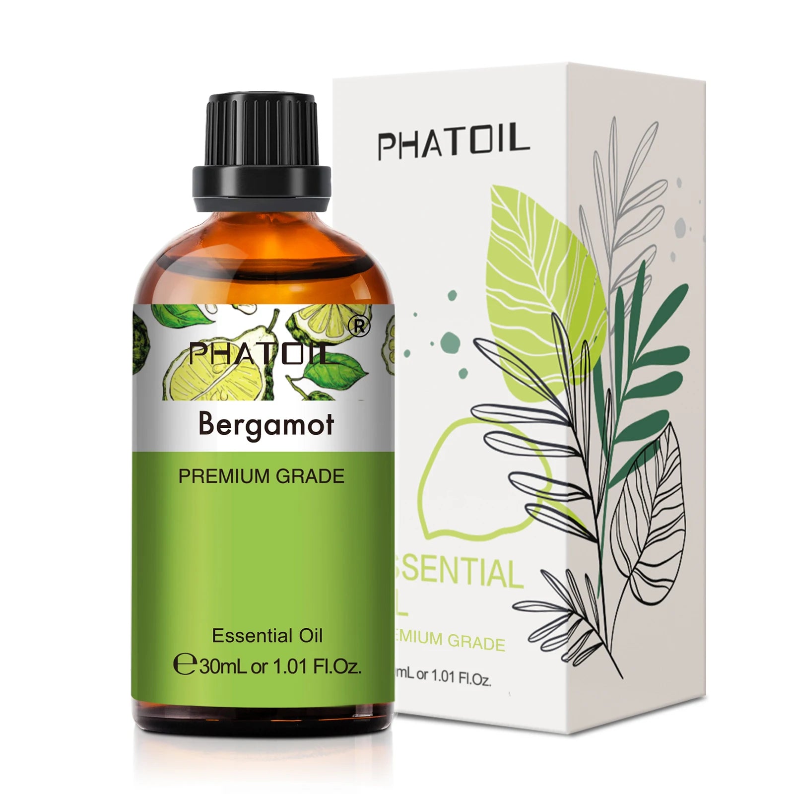 Phatoil 30ml Aromatherapy Essential Oil Set - Lavender Eucalyptus Vanilla Orange - JStorehub 