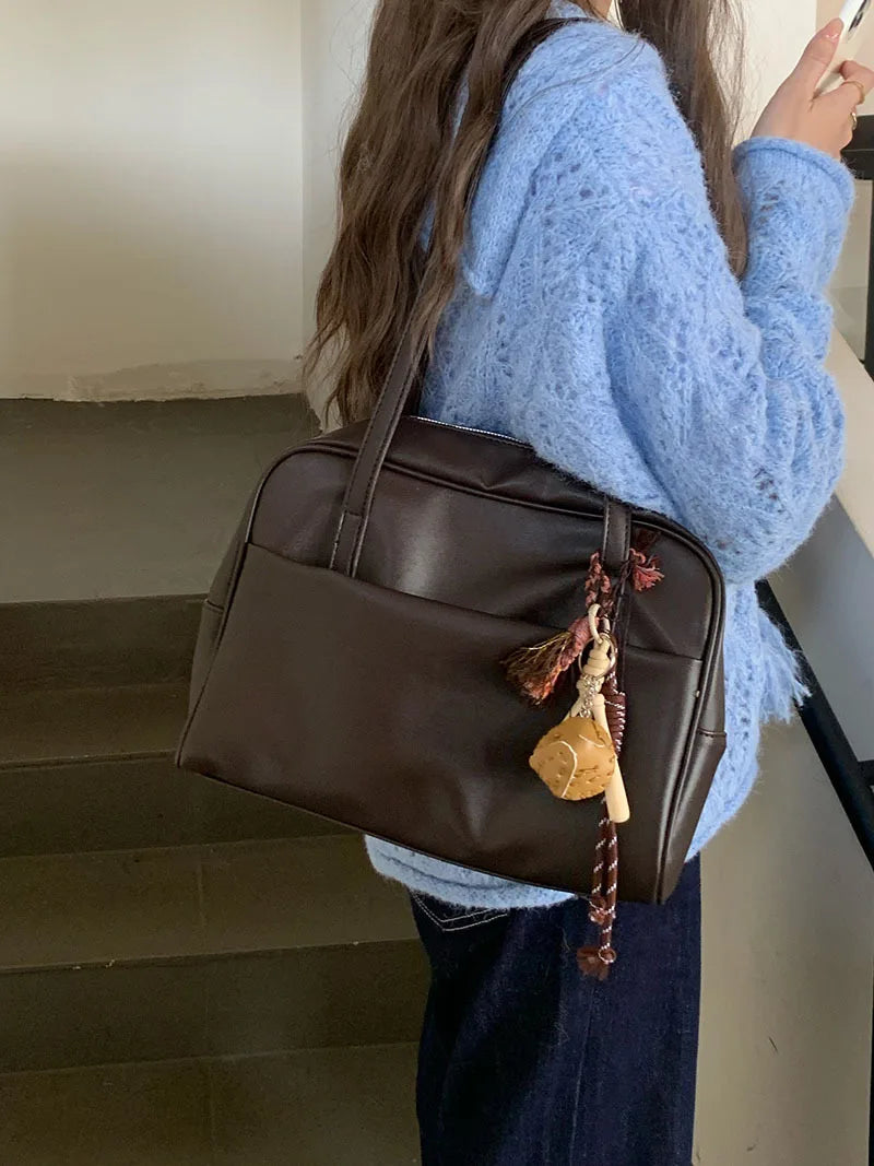 Korean Style Large Capacity Single Shoulder Bag for Women - JStorehub 