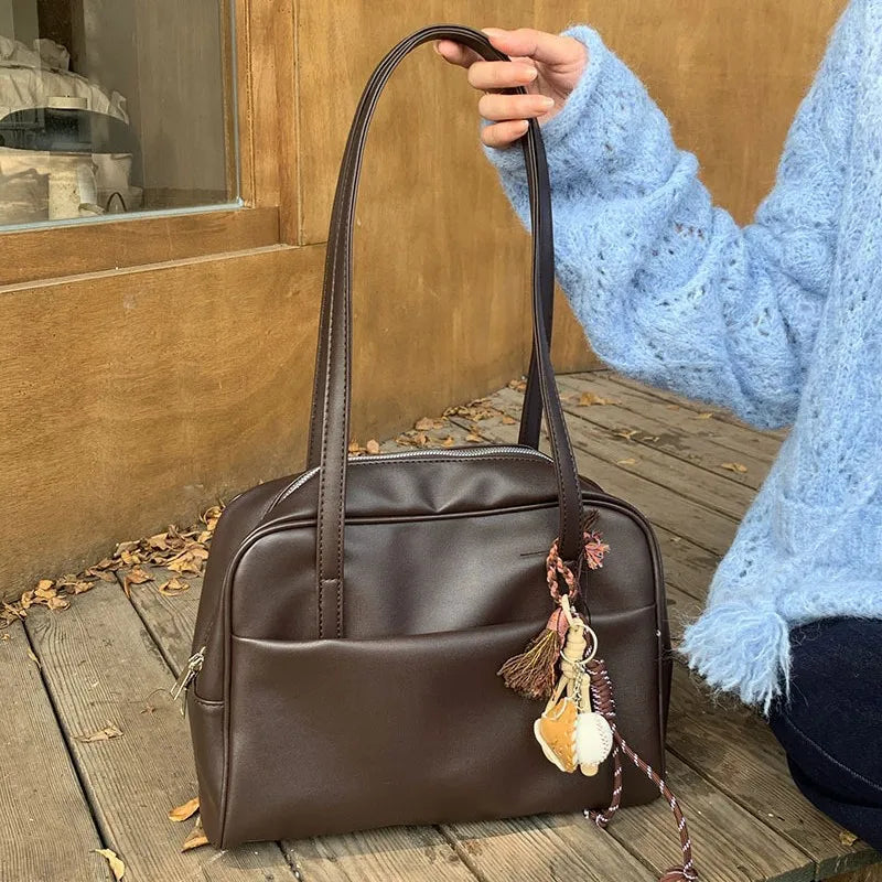 Korean Style Large Capacity Single Shoulder Bag for Women - JStorehub 