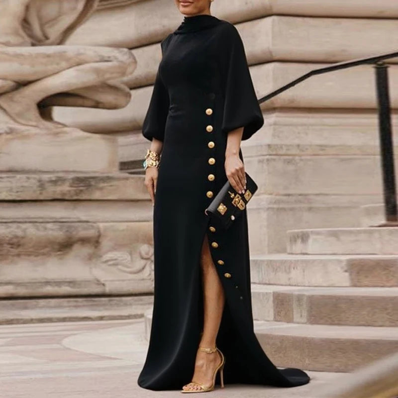 Women Dresses: Modigirl 2025 Black Gown - Salman Store