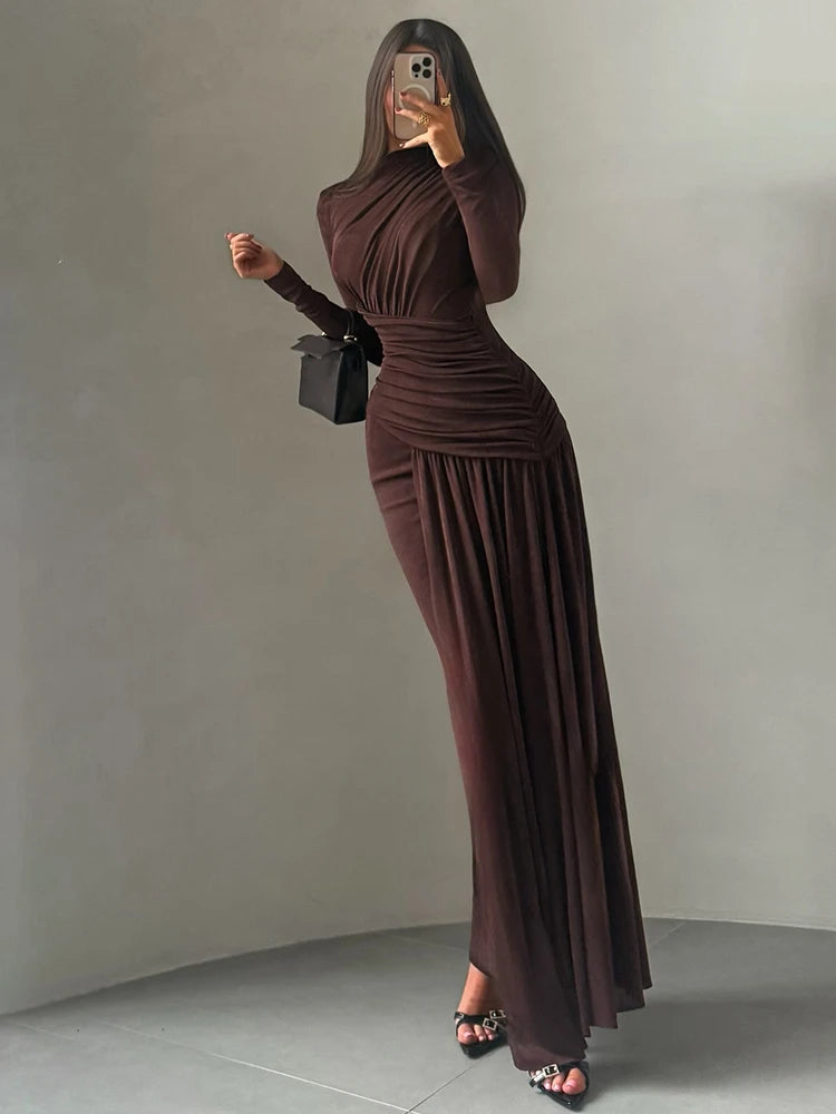 Women Dresses: NIBBER Ankle-Length A-Line Dress | Salman Store