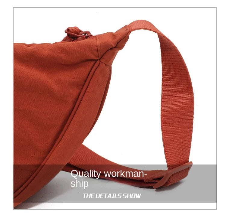 Casual Nylon Hobo Crossbody Bag for Women - Large Capacity Designer Shoulder - JStorehub 