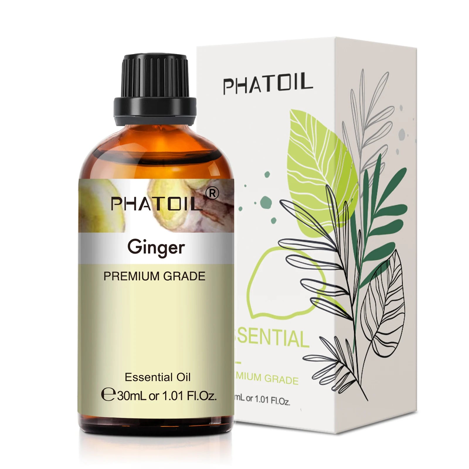 Phatoil 30ml Aromatherapy Essential Oil Set - Lavender Eucalyptus Vanilla Orange