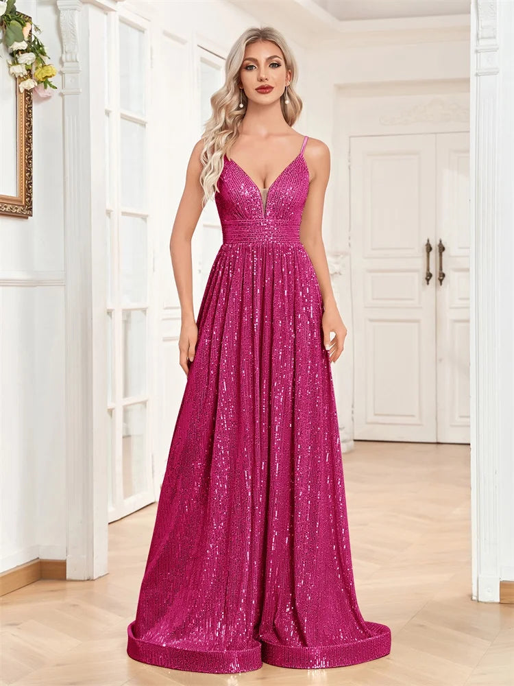 LucyInLove Elegant Slit Mermaid Evening Dress 2025 - Long Formal Gown - JStorehub 