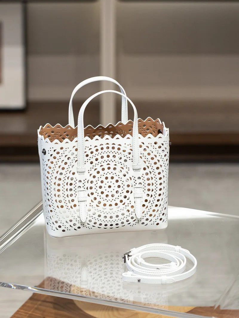 Beige Small Tote Shoulder Bag for Women - Handheld Travel Daily Bag