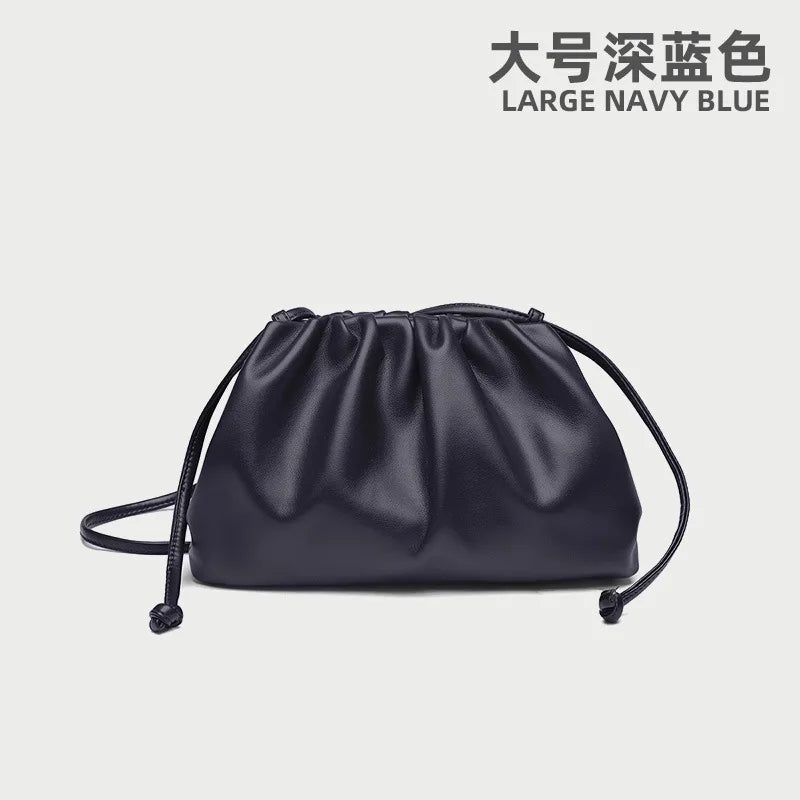 Luxury Soft PU Leather Shoulder Bag for Women - Small Crossbody Messenger Bag