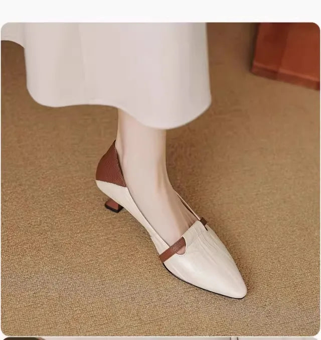 2026 Women's Pointed Toe High Heels - Comfortable Low Cut Pumps Sandals - JStorehub 