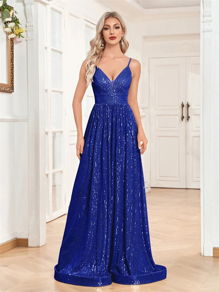 LucyInLove Elegant Slit Mermaid Evening Dress 2025 - Long Formal Gown - JStorehub 