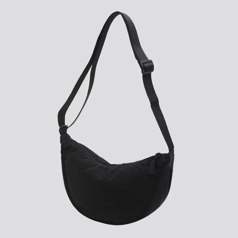 Casual Nylon Hobo Crossbody Bag for Women - Large Capacity Designer Shoulder