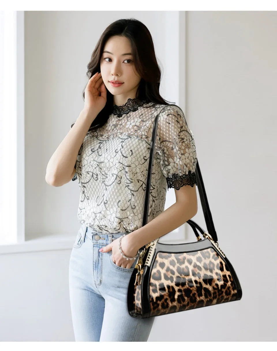 Women Brand Luxury Handbags Women Bags Designer Hobos Two Layers Sac - SalmanStore 