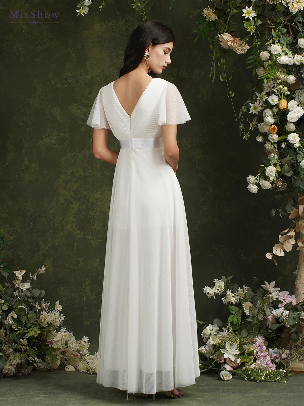 Elegant Wedding Dress for Women – Modern Bridal Gown - SalmanStore 